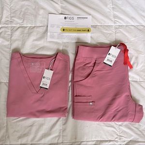 FIGS Chalk Pink Medium/MTall
